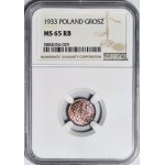 1 penny 1933, mint, color RB
