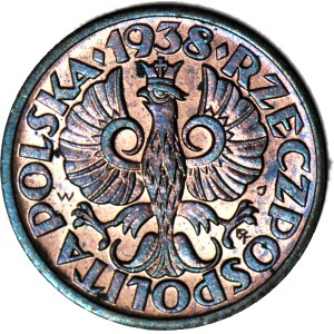 1 penny 1938, minted