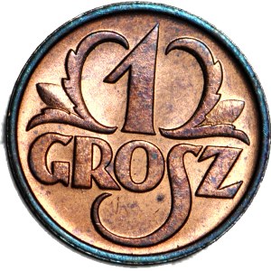 1 penny 1939, mint, magnificent, red