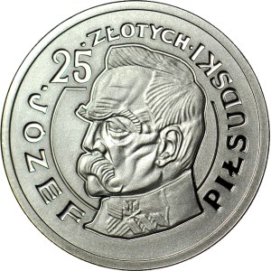 25 zloty 1935, Jozef Pilsudski, Competition work, Unknown stamp