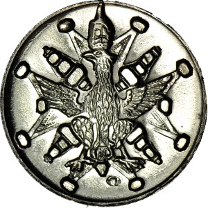 Medaile královské suity, podle Matejkovy malby, Jan III Sobieski 1674-1696, orel typu VI, stříbro