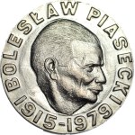 Medal, Boleslaw Piasecki 1915-1979, 925 SILVER, 1.34 ounces of pure silver