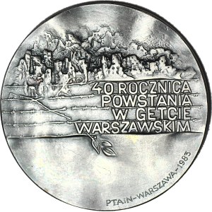 Medaile 1983, 40. výročí povstání ve varšavském ghettu