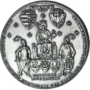 Medaile, královská řada - Korski, Ludvík Uherský, postříbřený bronz