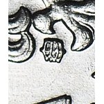 1 oro 1985, zecca, immagine del francobollo duplicata (DOPPIO SEGNO DI Zecca) - DOPPIO DIE