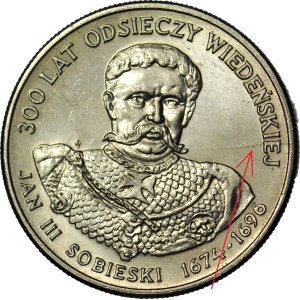 50 zloty 1983, John III Sobieski, mint, STEMPLAIN SHAKE