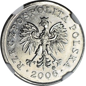 RR-, 2 pennies 2006, MIEDZIONIKIEL SAMPLE, rarity