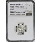 RR-, 2 pennies 2006, MIEDZIONIKIEL SAMPLE, rarity