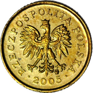 R-, 1 Penny 2005 mincovňa zničiť, REVERSE 180 stupňov