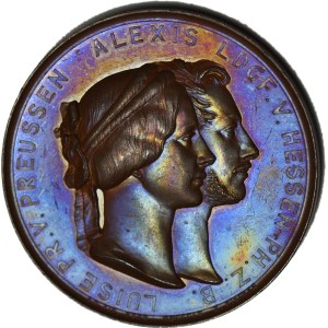 Niemcy, Brandenburgia-Prusy, Medal 1854 - Fryderyk Wilhelm IV, brąz 50mm