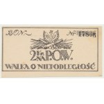 2 crowns 1918?, Brick, Voucher for patriotic purposes, Fight for Independence