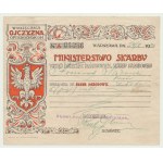 RR-, GOLD 5 rubles 1924, Ministry of Treasury - receipt of offering for the National Treasury
