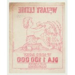 Brick, 20 zloty 1950, Summer holidays for 1,100,000 children, Sobanski UNIKAT