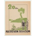 Brick, 20 gold 1940s, Mazurian Children, Sobanski not noted