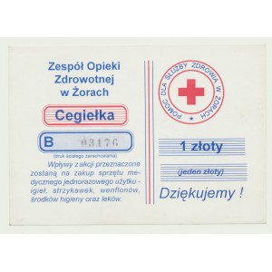 Cegiełka 1 złoty na Zespół Opieki Zdrowotnych w Żory