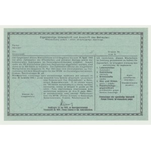 Winter Aid to the German Population, Brick, 10 zloty 1943-1944