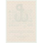 Cegelek 1980s, numbered, for the construction of the 1944 Warsaw Uprising Heroes Monument, designed by J. Heidrich