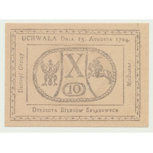 10 groszy 1794, fac-similé BN - 1967, édition limitée