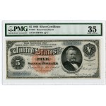 USA, United States of America, $5 1886, series B15397051, Rosecrans and Hyatt, very rare