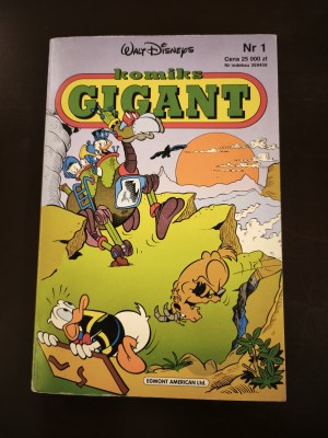 Donald Duck Giant No. I, 1st edition, 1992.