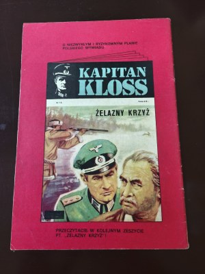 Captain Kloss, no. 13, 1st ed. 1972.