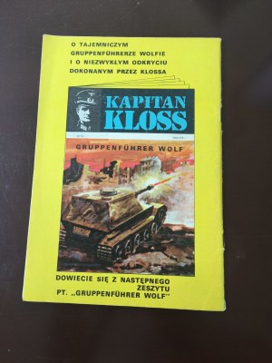 Captain Kloss, no. 18, 1st ed. 1972.