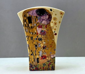 Porcelain vase - Gustav Klimt ''Kiss'' - Bohemia