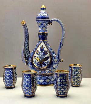 Russian Kislovodian Phoenix porcelain - hand-painted - 1960s
