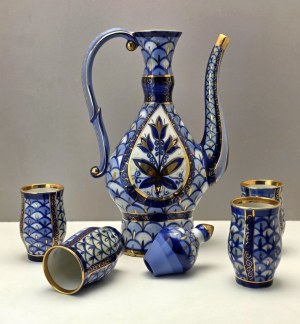 Russian Kislovodian Phoenix porcelain - hand-painted - 1960s