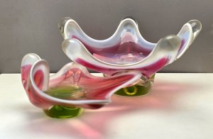 J. Hospodka Decorative platter set - Chribska smelter - Czechoslovakia 1960s.