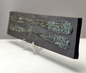 Modernist ceramic plaque - Dragonfly - 1960s