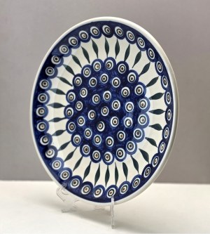 Boleslawiec - hand decorated ceramic platter - pattern 54