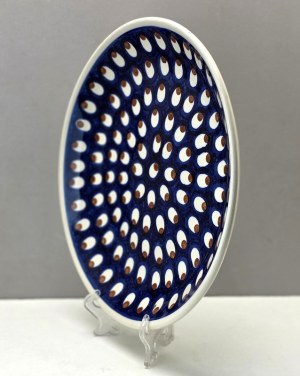 Boleslawiec - hand decorated ceramic platter - pattern 53