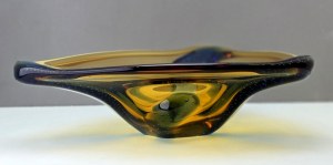 H. Machovska - Decorative platter Pizzicato series - Czechoslovakia 1960s.
