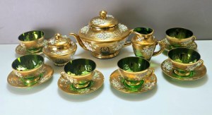 Bohemia - hand decorated tea service - Czechoslovakia 1960s