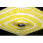 Dizajnerska szklana lampa Napako lata 70 - te Czechosłowacja typu Parasolka