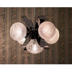 Lampa wisząca w stylu Space Age - Czechosłowacja lata 70-te