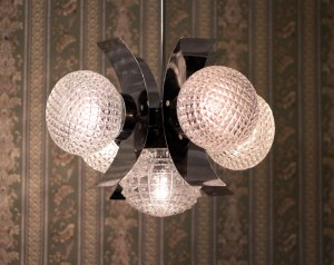 Space Age style pendant lamp - Czechoslovakia 1970s