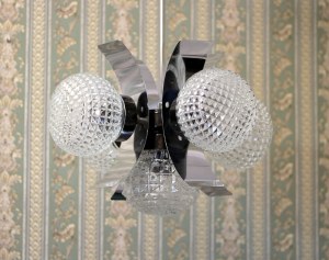 Space Age style pendant lamp - Czechoslovakia 1970s