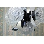 Lampa wisząca w stylu Space Age - Czechosłowacja lata 70-te