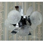 Lampa wisząca w stylu Space Age - Czechosłowacja lata 70-te