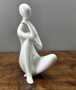 Jitka Forejtova - porcelain figurine nude of a woman - Royal Dux - 1960s