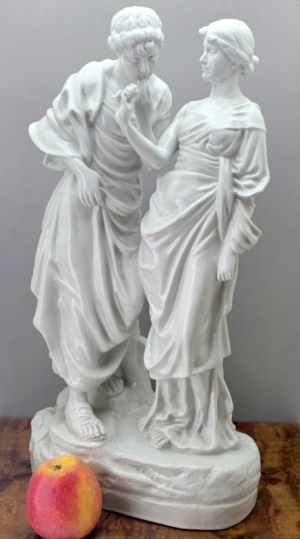 Large palace figural sculpture - Royal Dux Czechoslovakia 1970s