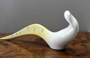 Porcelain imperial pheasant proj. Jaroslav Jezyk - Royal Dux - 1960s