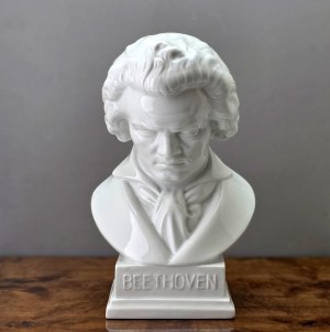 Porcelain bust of Ludwig von Beethoven - Bavaria 1960s