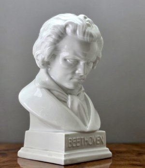 Porcelain bust of Ludwig von Beethoven - Bavaria 1960s