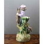 Kolekcjonerska porcelanowa figurka '' Alicja w krainie czarów '' autorstwa Ernst Bohne & Söhne - Rudolstadt 1875-1896