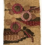 Duży kilim / makrama z włókna kokosowego- Cepelia lata 90-te
