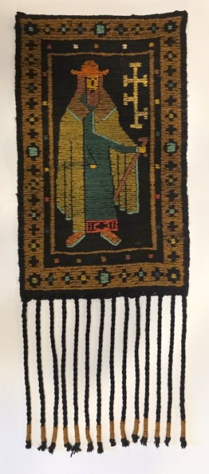 Wool sumac from Cepelia - 1980s '' The Queen's Knight ''