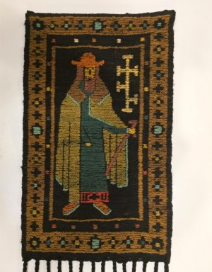 Wool sumac from Cepelia - 1980s '' The Queen's Knight ''